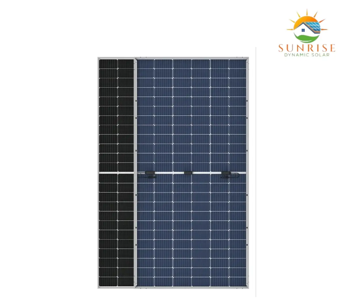 Bifacial solar panels