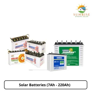 Solar Batteries (7Ah - 220Ah)